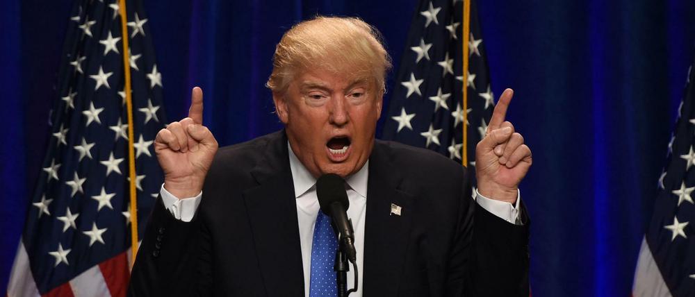 Der republikanische Präsidentschaftskandidat Donald Trump