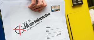 In Berlin laufen derzeit vier Volksbegehren.