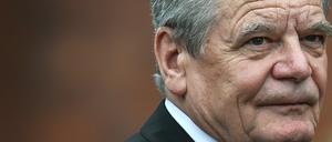 Bundespräsident Joachim Gauck. 