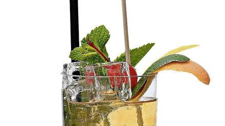 Ein edler Klassiker: Pimm's Royale mit Champagner.