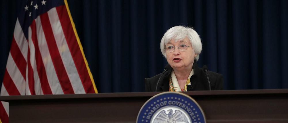 Fed-Chefin Janet Yellen verkündete die Entscheidung am Mittwoch.