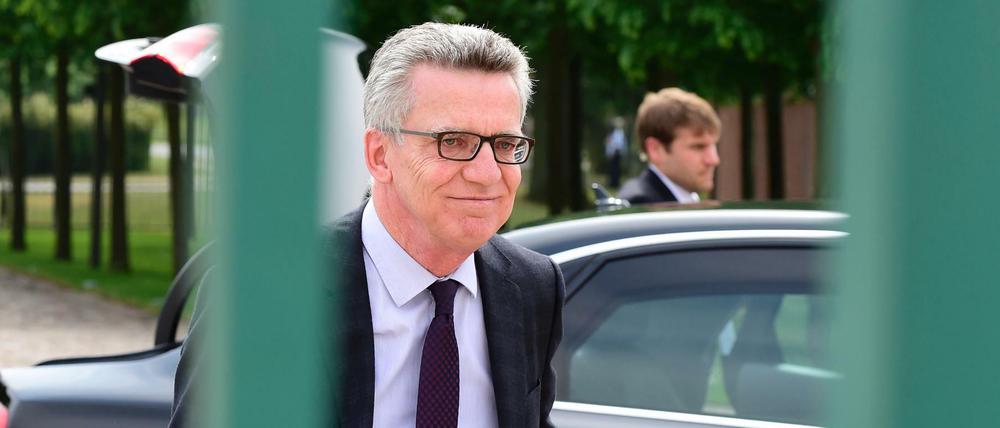 Innenminister Thomas de Maizière.