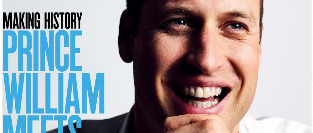 Prinz William auf dem Cover des "Attitude"-Magazins.