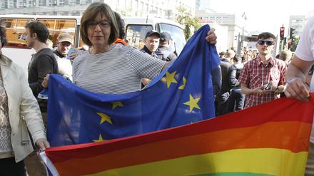 Die Chefin der Grünen-Fraktion im EU-Parlament, Rebecca Harms.