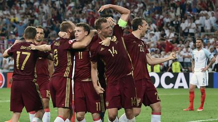 In der Nachspielzeit erzielte Russland das 1:1.