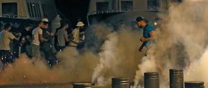 Hooligans in Marseille nach dem Spiel England gegen Russland in der Nacht zum Sonntag.