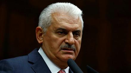 Der Premierminister der Türkei: Binali Yildirim. 