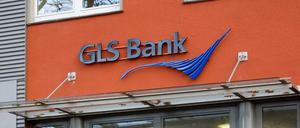 Der Eingang zum Hauptsitz der GLS Bank in Bochum.