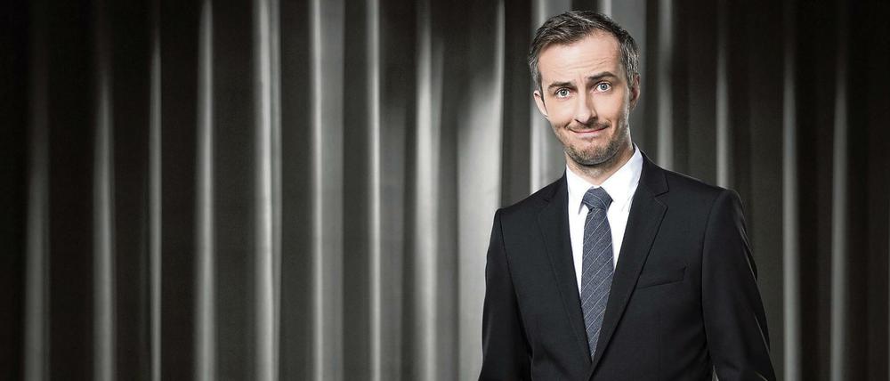 Jan Böhmermann in seiner Show "Neo Magazin Royale". Mit der Sendung hatte der Satiriker zwischenzeitlich pausiert.