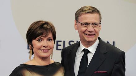 Moderator Günther Jauch und Ehefrau Thea.