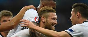 Shkodran Mustafi. Hat sich im ersten EM-Spiel schon bewiesen.