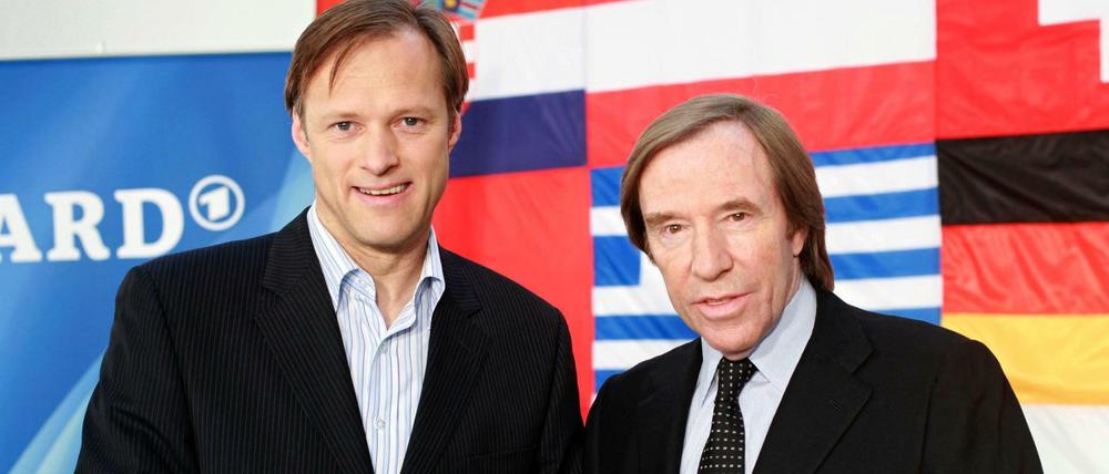 Vergangene Zeiten: Das Duo Gerhard Delling (links) und Günter Netzer.