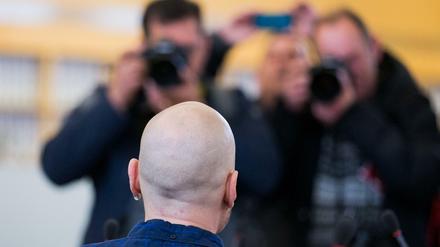 Der Angeklagte Frank S.hat nach eigenen Angaben früher der rechten Szene angehört.