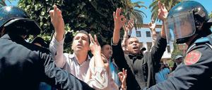 Zahlreiche Proteste. Die Unzufriedenheit, vor allem der Jugendlichen, ist in Marokko und den anderen Maghreb-Staaten sehr groß. Foto: Reuters