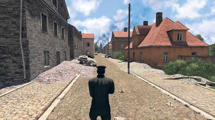 Der Kameramann als Videospiel-Avatar: Clemens von Wedemeyers Video „Against the point of view“ von 2016.