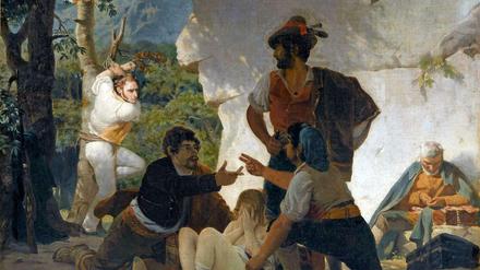 Die römischen Banditen von Charles Gleyre.