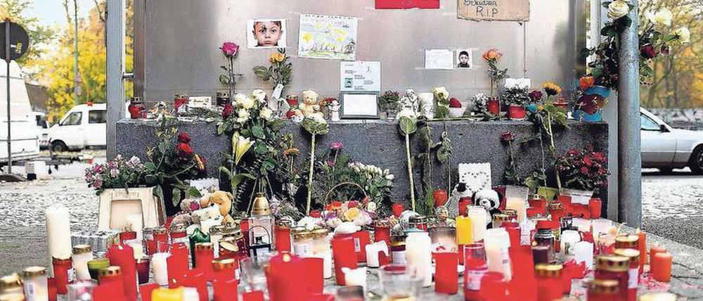 Gedenken an die ermordeten Jungen