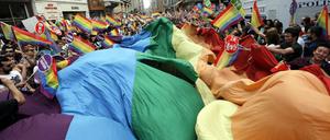 Die Pride Parade in Istanbul vor zwei Jahren.