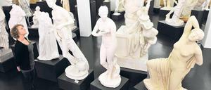 Digitale Geisteswissenschaften. Erwartet wird, dass es in Berlin bald eine erste Professur dafür gibt. – Das Foto zeigt eine Archäologie-Studentin in der Archäologischen Sammlung der Universität Freiburg. 