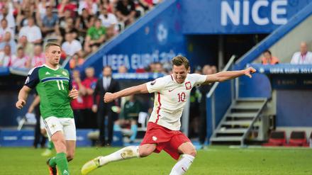 Mister Nice. Polens Grzegorz Krychowiak zeigte nicht nur in Nizza gegen Nordirland, was er drauf hat.