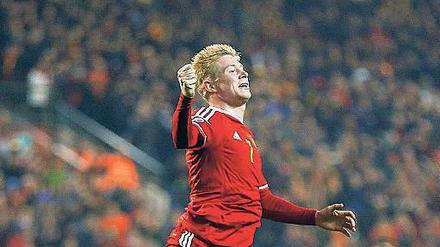 Goldjunge. Belgiens Kevin De Bruyne träumt vom Finale.