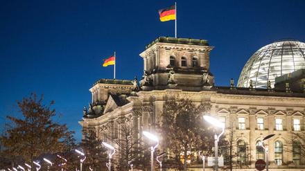 Herz der Demokratie: das Reichstagsgebäude in der Hauptstadt Berlin.