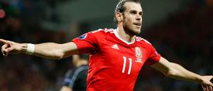 Der Sieg der Waliser gegen Russland - im Bild Gareth Bale aus Wales - lockte in Deutschland nur 2,6 Millionen Zuschauer vor die Fernseher.