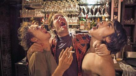 Jo (Stef Aerts), Frank (Tom Vermeir) und Davy Coppens (Boris van Severen)