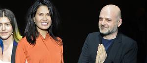 Mann mit Idealen. Hussein Chalayan (re.). 