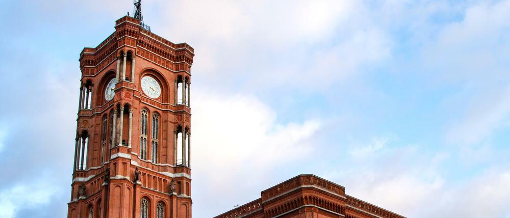 Ziel der Kampagnen: Das Rote Rathaus in Berlin.