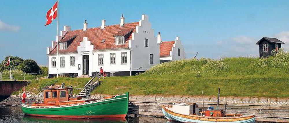 Beste Lage für das Lingstedt Museum in Løgstør. Drinnen geht es, wenig überraschend, um Fischfang und Seefahrt.