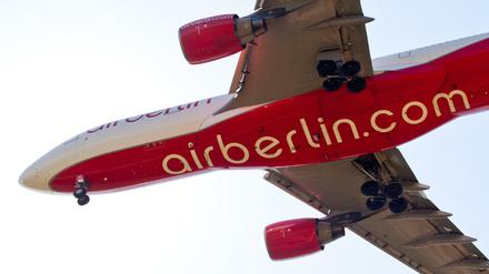 Ein Airbus A330-200 der Fluggesellschaft Air Berlin 