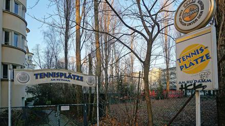 Die ehemaligen „Tennisplätze am Ku’damm“ an der Cicerostraße.