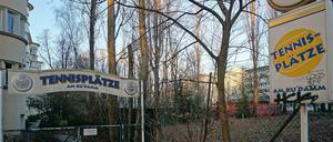 Die ehemaligen „Tennisplätze am Ku’damm“ an der Cicerostraße.