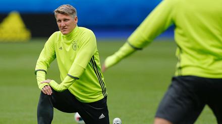 Bastian Schweinsteiger im Training.