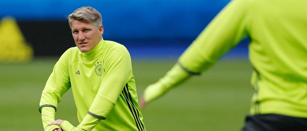 Bastian Schweinsteiger im Training.