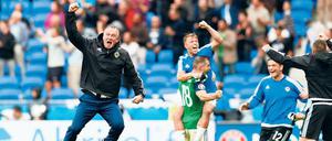 Jump. Michael O’Neill hebt ab.