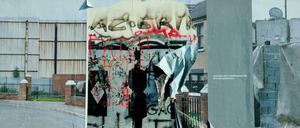 Auf der Rückseite der East Side Gallery erinnert eine Ausstellung mit Fotografien ab Donnerstag an den Krieg in Syrien.