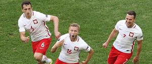 Weiter, immer weiter. Polen zieht als Gruppenzweiter ungeschlagen und ohne Gegentor ins Achtelfinale ein.