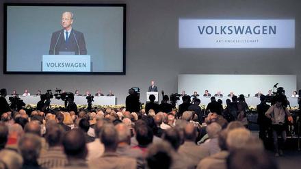 Neuer Ton: Aufsichtsratschef Pötsch verneigte sich am Mittwoch rhetorisch tief vor den Anteilseignern. 