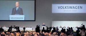 Neuer Ton: Aufsichtsratschef Pötsch verneigte sich am Mittwoch rhetorisch tief vor den Anteilseignern. 