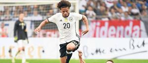 Frisch und präzise. Leroy Sané ist wahnsinnig schnell und wahnsinnig gut im Dribbling. 