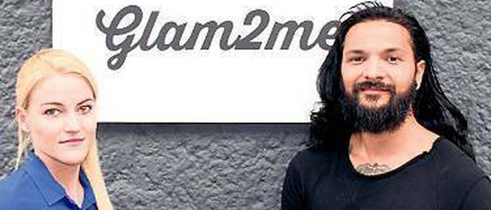 Glam2me vermittelt Kunden auch kurzfristig Stylisten.