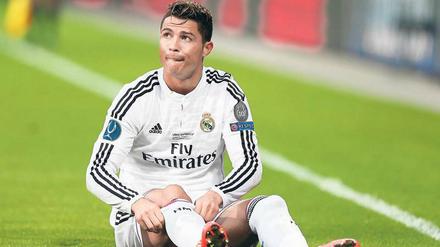Schön hochziehen! Sonst hat Cristiano Ronaldo kein Glück (glaubt er).