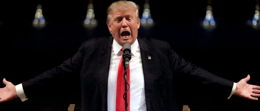 Kaum ein Tag, an dem der republikanische US-Präsidentschaftskandidat Donald Trump nicht polarisiert.