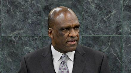 John Ashe 2013 vor der UN-Vollversammlung.