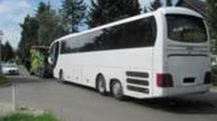 Von außen sah der Bus noch ganz passabel aus...
