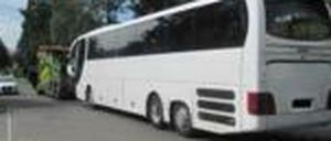 Von außen sah der Bus noch ganz passabel aus...