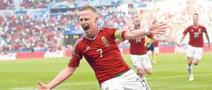 Jubel, Trubel. Ungarns Dzsudzsak brillierte gegen Portugal. 