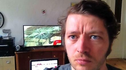Jetzt geht's los. Am Anfang des Experiments ist unser Reporter noch voller Tatendrang.